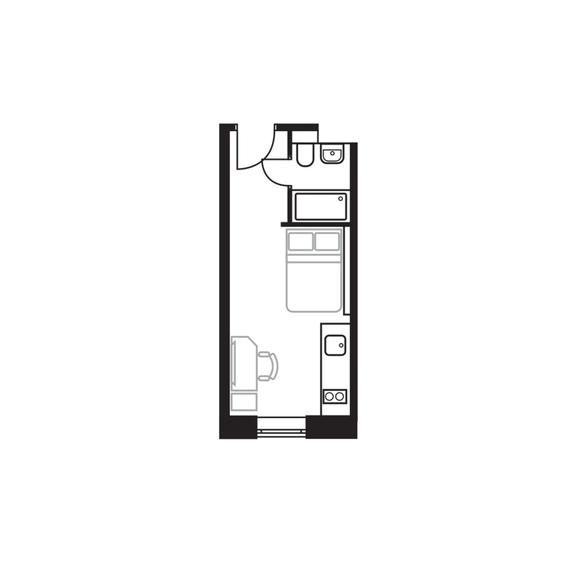 1 bedroom student apartment in Newington, Edinburgh