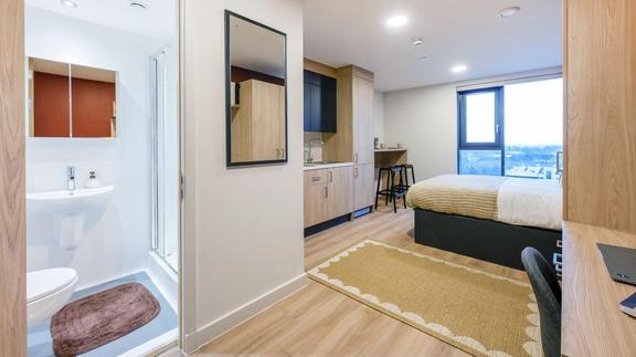 1 bedroom student apartment in Haymarket, Edinburgh