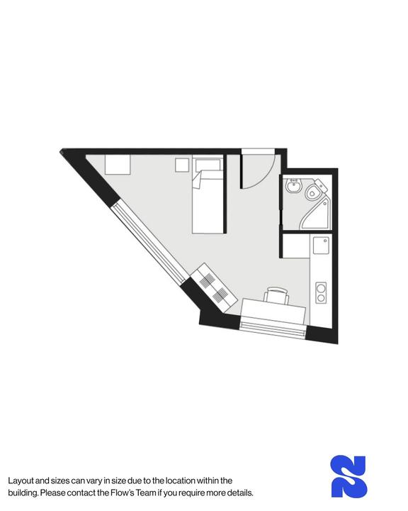 1 bedroom student apartment in City Centre, Coventry