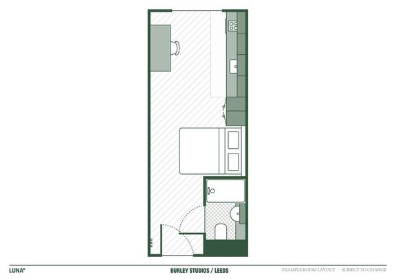 1 bedroom student apartment in Woodhouse, Leeds