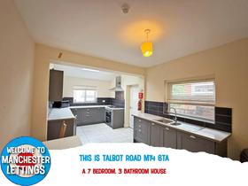 7 bedroom student house in Fallowfield, Manchester