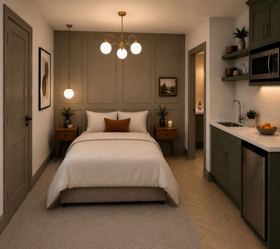 1 bedroom student apartment in California, Derby