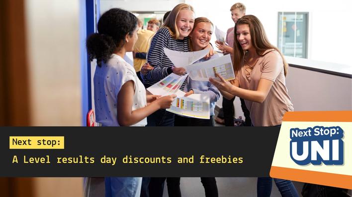 A Level Results Day 2025 Discounts and Freebies