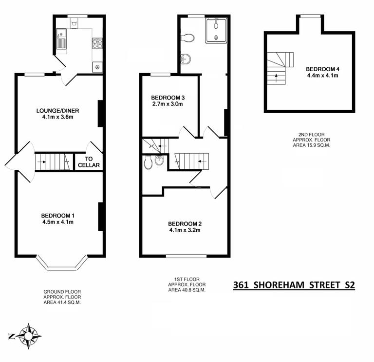 4 bedroom house for rent Shoreham Street Sheffield, S2 4FA UniHomes