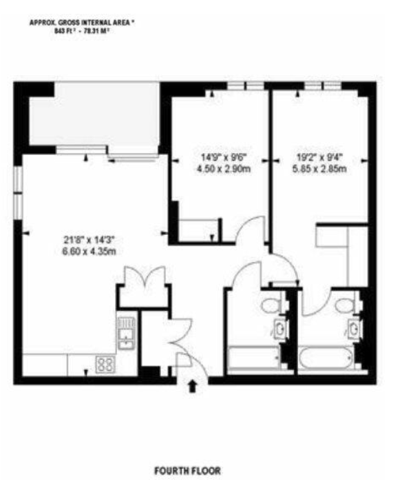 2 bedroom apartment for rent Edgware Road London, W2 1EY UniHomes